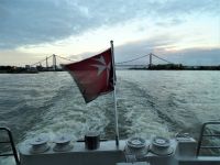 Unser Schiff achtern