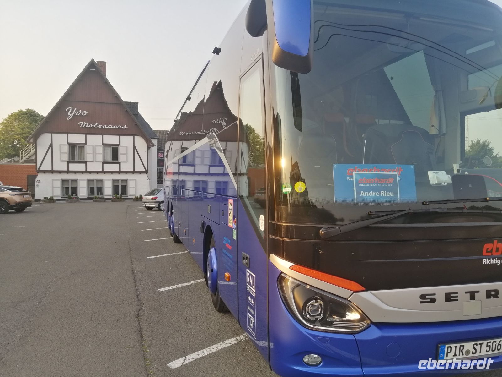 Busanreise von Dresden nach Riemst (Belgien), nur 10 km von Maastricht entfernt