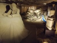 Besichtigung der Grotten Mergelrijk, Valkenburg - Ausstellungsraum 