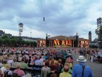 Die Stimmung während des Konzerts mit André Rieu am Vrijhof, Maastricht