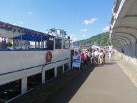 Bootsfahrt entlang der Maas in Namur