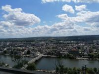 Blick von der Zitadelle von Namur auf die Stadt