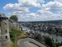 Blick von der Zitadelle von Namur auf die Stadt