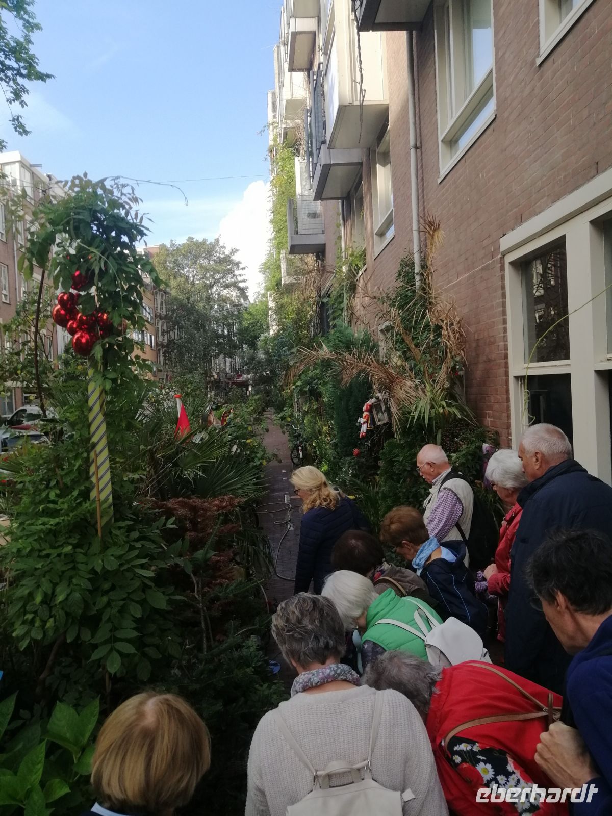 während der Stadtführung durch Amsterdam mit Carole