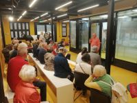 Während der Führung durch das Käselagerhaus in Woerden