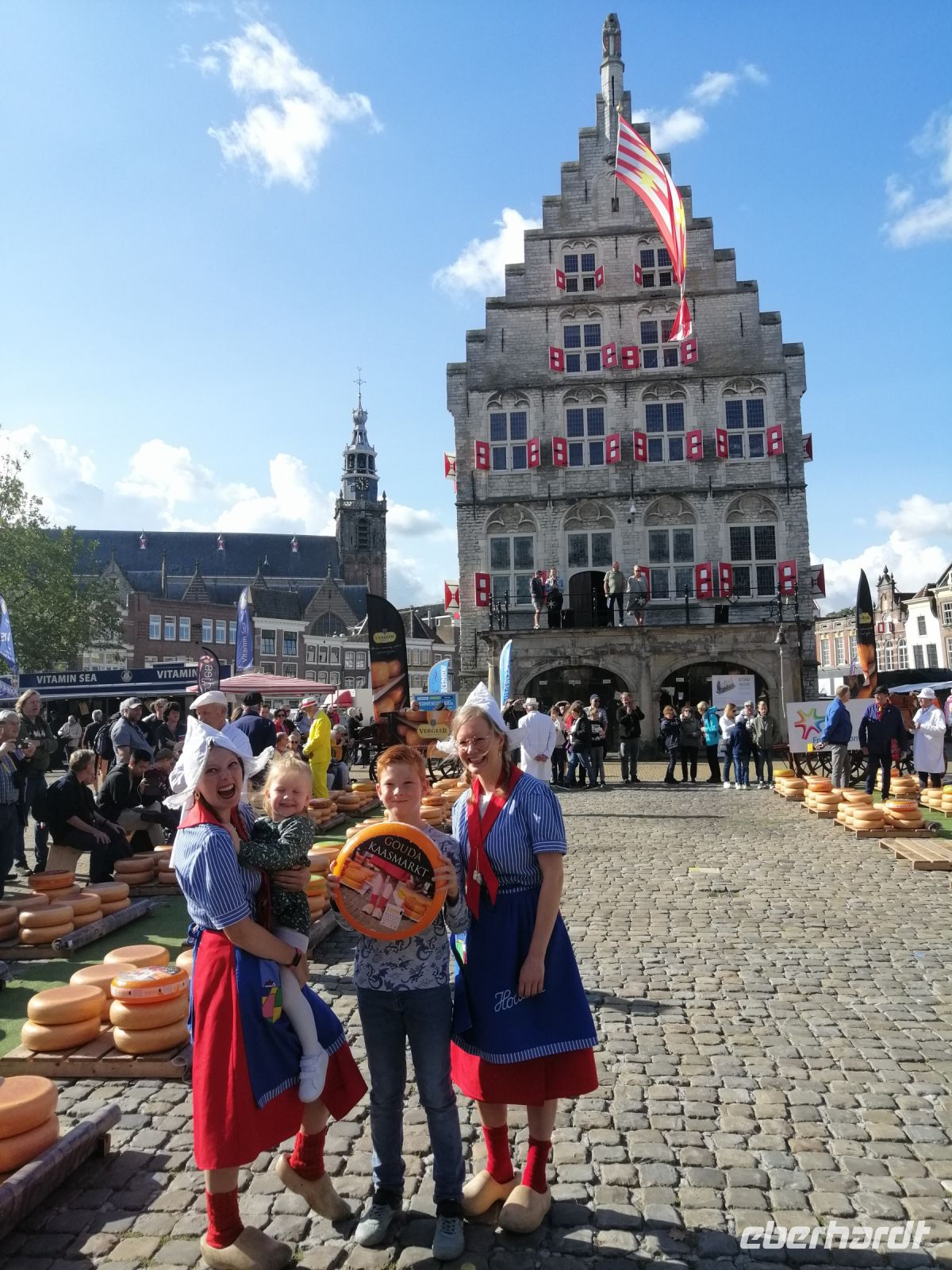 Der Gouda-Käsemarkt ist auch ein kulturelles Erlebnis
