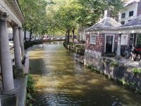 Freizeit in Gouda, gemütliche Grachten