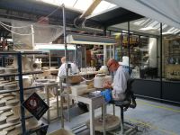 Besichtigung der Porzellan-Manufaktur in Delft: Produktionsräume