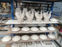 Besichtigung der Porzellan-Manufaktur in Delft: Produktionsräume