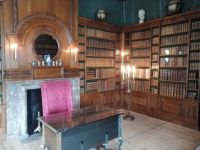 Die Führung durch das Schloß Het Loo: Bibliothek