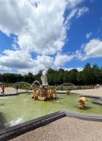 Springbrunnen im Garten