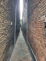 Schmalste Gasse in Dordrecht 