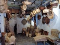 Korbflechterei, Zuiderzeemuseum, Enkhuizen, Niederlande