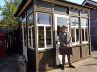 Bahnreisender, Hoorn, Niederlande