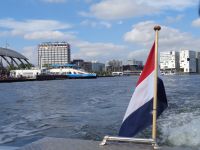 Hauptbahnhof an der Ij, Amsterdam, Niederlande