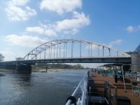 Ankunft in Deventer - die Brücke