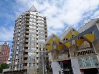 Bleistifthaus und Kubushäuser, Rotterdam, Niederlande