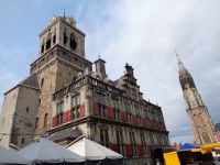 Rathaus + neue Kirche, Delft, Niederlande