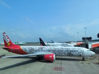 Warten auf den Abflug 