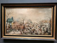 Rijksmuseum. Winterlandschaft mit Eisläufern von Hendrick Averkamp