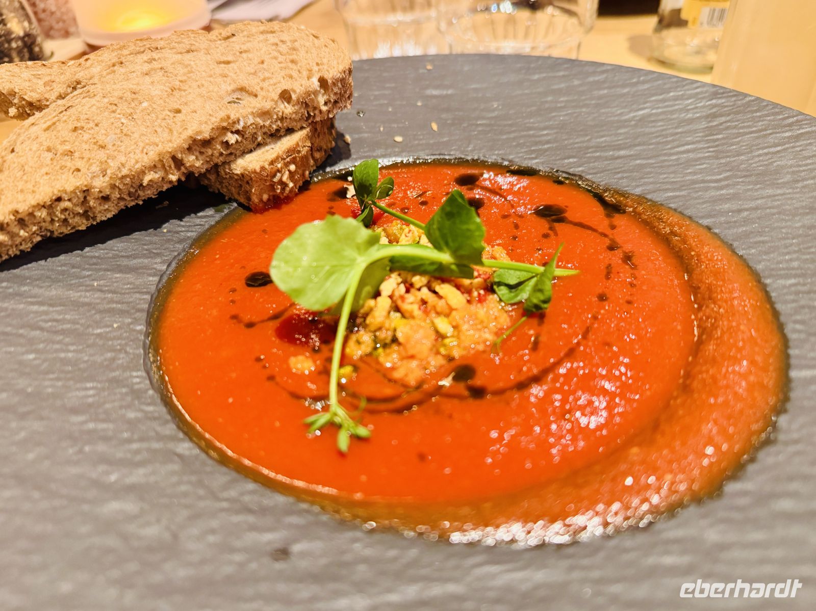 1. Tag - Abendessen, Ungarische Paprikasuppe