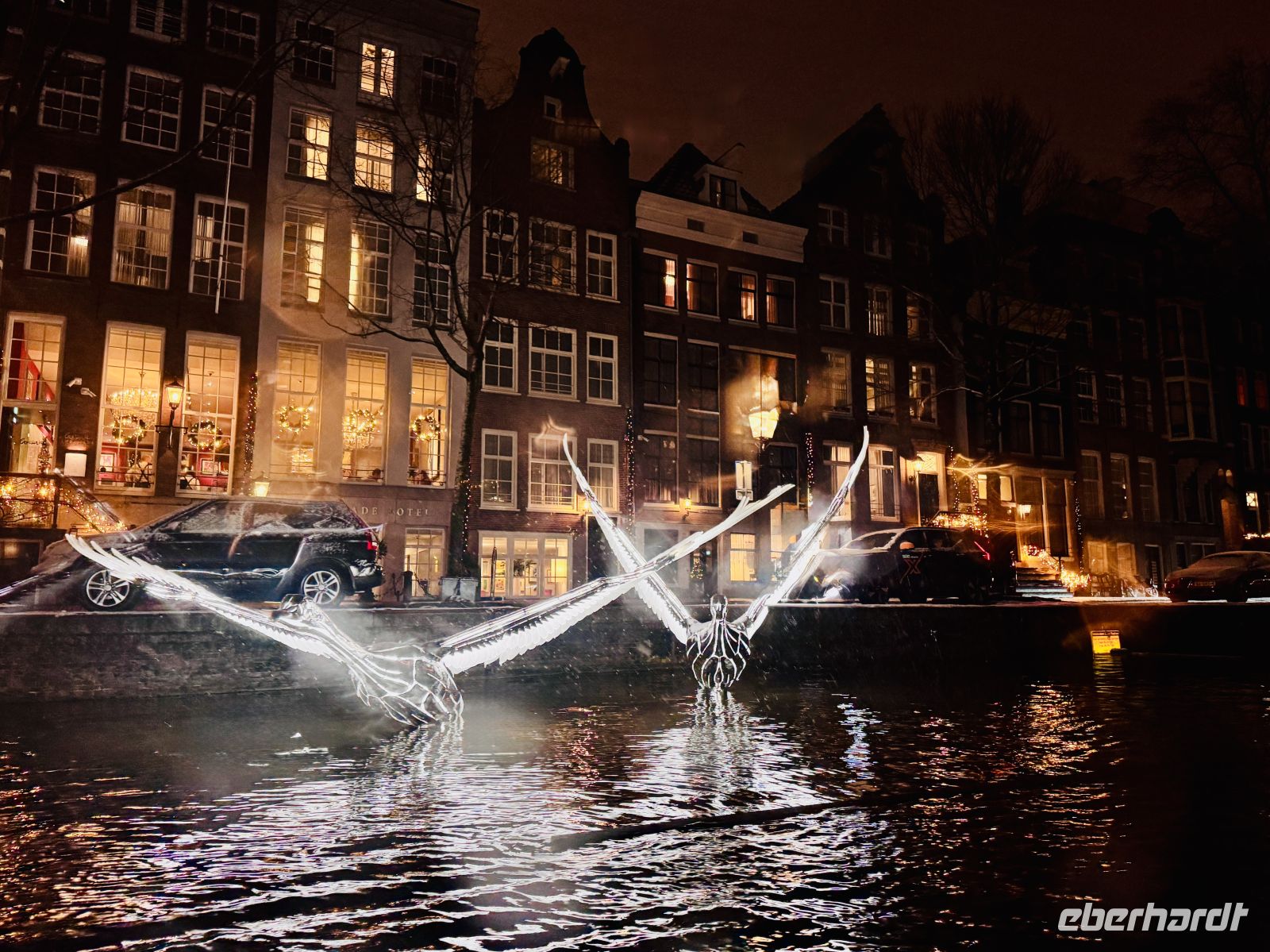 2. Tag - Grachtenrundfahrt zum Amsterdam Light Festival 