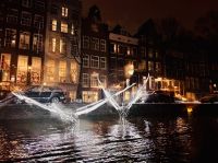2. Tag - Grachtenrundfahrt zum Amsterdam Light Festival 