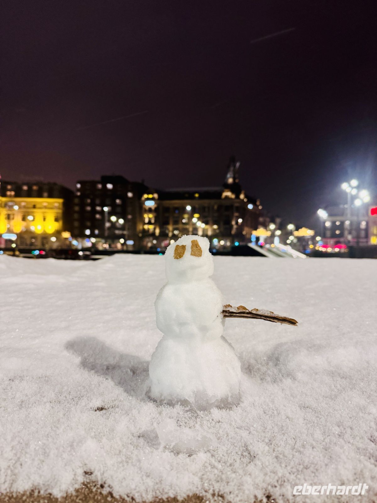 2. Tag - Schnee in Amsterdam 