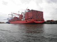 Hafen von Rotterdam-Containerschiff