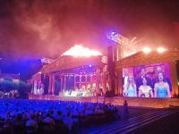 Die Stimmung während des Konzerts mit André Rieu am Vrijhof, Maastricht