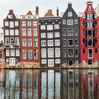 Die tanzenden Häuser Amsterdams