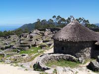 Castro-Dorf auf dem Monte Santa Tecla