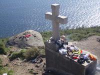 Am Kap Fisterra verbrennen Pilger ihre Socken