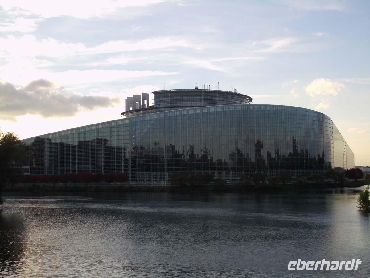 Das Europaparlament in Strasbourg