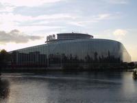 Das Europaparlament in Strasbourg