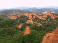 Hier gingen wir spazieren. Las Medulas