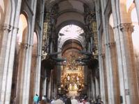 In der Kathedrale von Santiago des Compostella