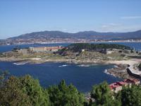 Die Templerburg in Baiona