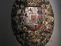 Wappen im Rathaus von Pamplona