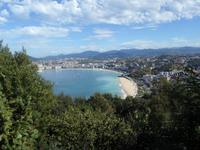 Blick auf San Sebastian