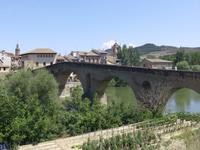 Blick zurück auf Puente la Reina