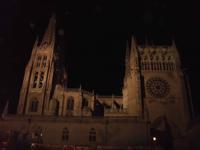 Kathedrale von Burgos bei Nacht