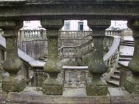 Das Treppenlabyrinth der Martinskirche - angeblich dazu geschaffen, um die Regenfluten aus der Kathedrale herauszuhalten