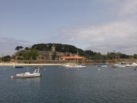 Die Burg von Baiona (Galicien)