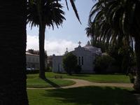 Santuario de la Ermita de la Isla de Toxa - eine völlig mit Jakobsmuschen verkleidete Kirche
