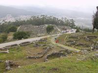 Blick auf das keltische Castro - aufgegeben zur Zeit des Kaisers TIberius