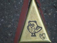 Eule - Wegmarkierung entlang der Sehenswürdigkeiten in Dijon