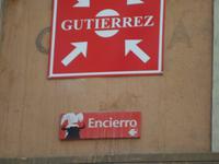 Weg des Stierlaufes durch Pamplona