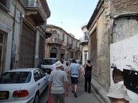 Spaziergang entlang der Grenze in Nikosia