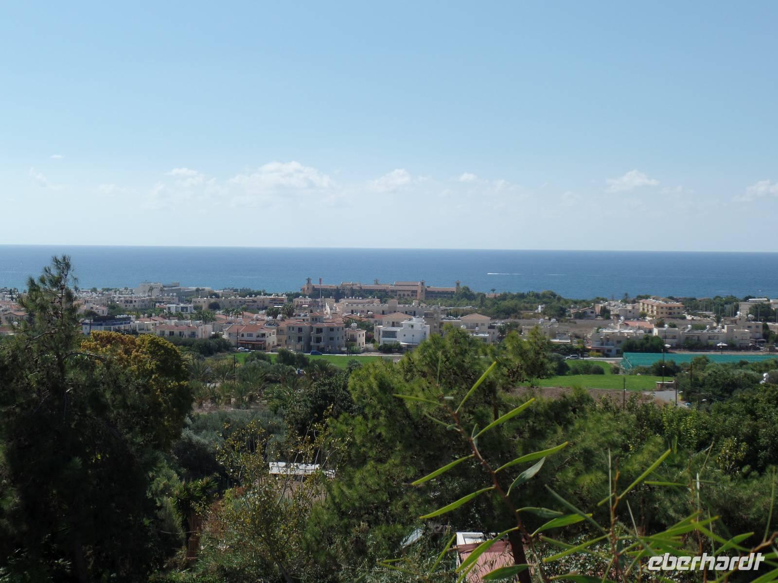 Blick über Paphos vom Markt aus